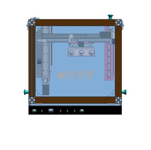 桌面式小点胶机 - 电子产品制造设备图纸 - 沐风网